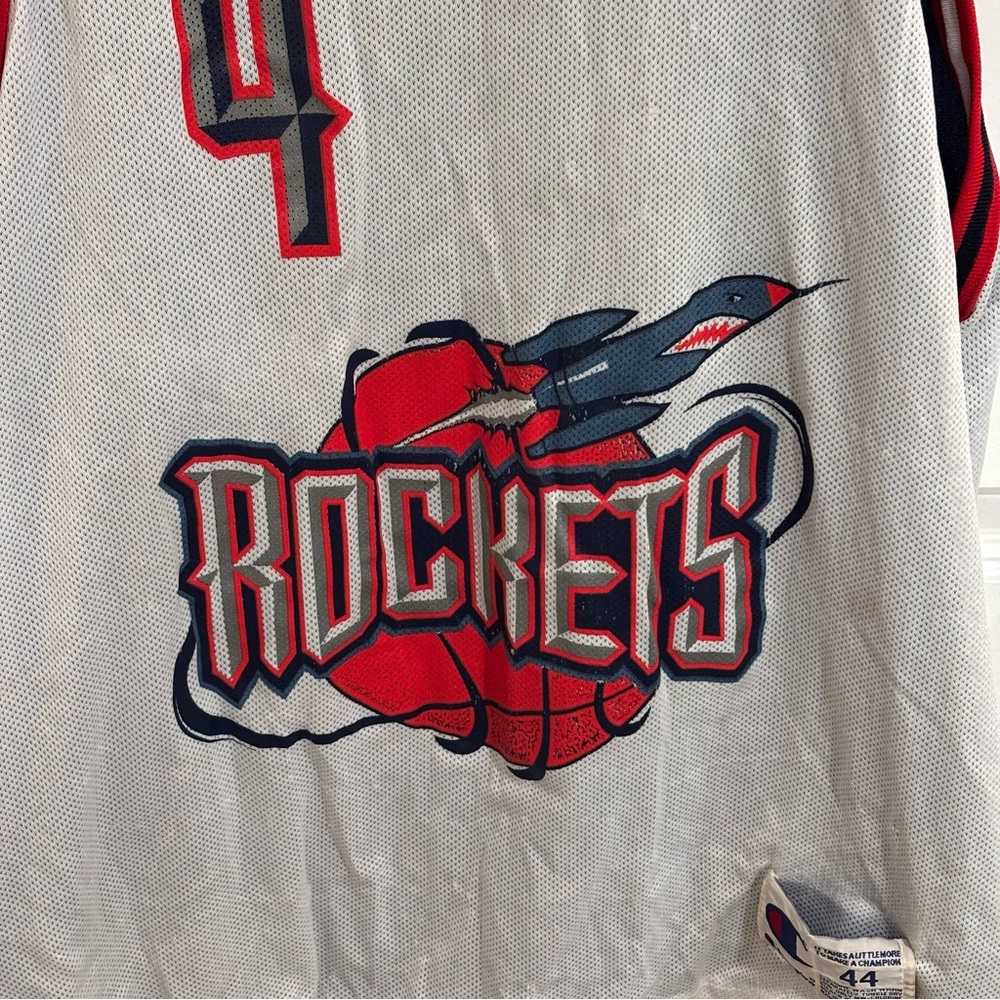 Vintage Champion Houston Rockets Charles Barkley #4 Reversible Basketball Jersey - Picture 7 of 8